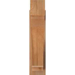 Ekena Millwork - OUTIMP05 - Imperial Block Style Rustic Timber Wood Outlooker