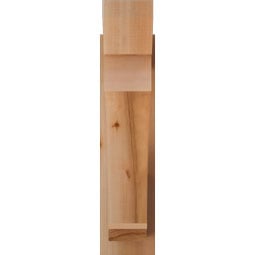 Ekena Millwork - OUTIMP06 - Imperial Slat Style Rustic Timber Wood Outlooker