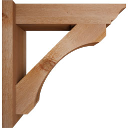 Ekena Millwork - OUTLEC01 - Legacy Traditional Style Rustic Timber Wood Outlooker