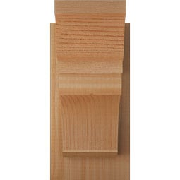 Ekena Millwork - OUTLEC01 - Rustic Wood Legacy Traditional Style Wood Outlooker