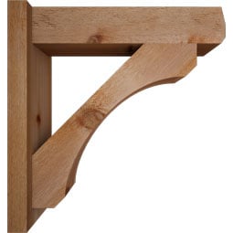 Ekena Millwork - OUTLEC04 - Legacy Craftsman Style Rustic Timber Wood Outlooker