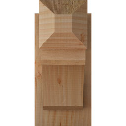 Ekena Millwork - OUTLEC04 - Rustic Wood Legacy Craftsman Style Wood Outlooker