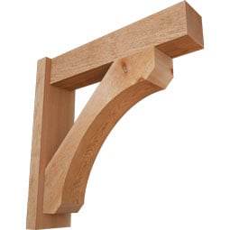 Ekena Millwork - OUTLEC05 - Legacy Block Style Rustic Timber Wood Outlooker