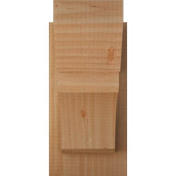 Ekena Millwork - OUTLEC06 - Rustic Wood Legacy Slat Style Wood Outlooker