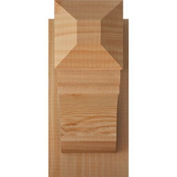 Ekena Millwork - OUTOLY04 - Rustic Wood Olympic Craftsman Style Wood Outlooker
