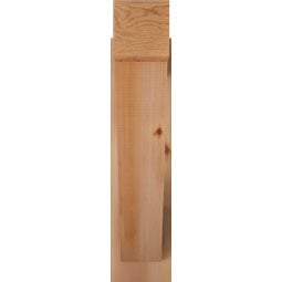 Ekena Millwork - OUTTRA05 - Traditional Block Style Rustic Timber Wood Outlooker