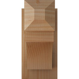 Ekena Millwork - OUTWTL04 - Rustic Wood Westlake Craftsman Style Wood Outlooker
