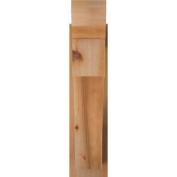 Ekena Millwork - OUTWTL06 - Westlake Slat Style Rustic Timber Wood Outlooker