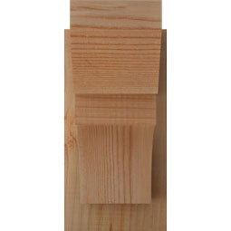 Ekena Millwork - OUTWTL06 - Rustic Wood Westlake Slat Style Wood Outlooker