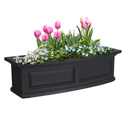 Mayne, Inc. - MP4830 - 36"W x 11 1/2"D x 10"H Nantucket Window Box with Installation Brackets