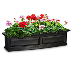 Mayne, Inc. - MP4831 - 48"W x 11 1/2"D x 10"H Nantucket Window Box with Installation Brackets