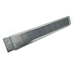 New Cal Metals, Inc. - VE3522S2 - 3 1/2"H x 22"W (41 Sq. In. Venting Area) Vulcan Fire Stopping Soffit Vent for Stucco, Galvanized Steel