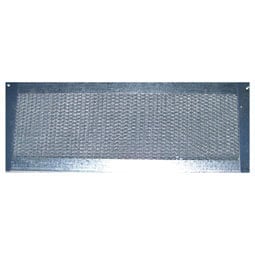 New Cal Metals, Inc. - VE5522S2 - 5 1/2"H x 22"W (75 Sq. In. Venting Area) Vulcan Fire Stopping Soffit Vent for Stucco, Galvanized Steel