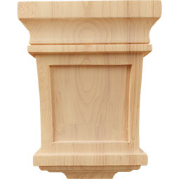Ekena Millwork - COR05X03X07SF - AmeriCraft Santa Fe Corbel, 5"W x 3"D x 7"H
