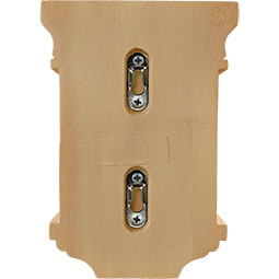 Ekena Millwork - COR05X03X07SF - AmeriCraft Santa Fe Corbel, 5"W x 3"D x 7"H