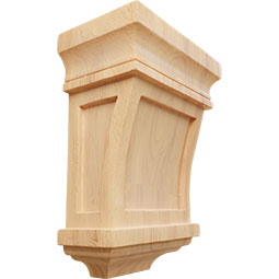 Ekena Millwork - COR05X03X07SF - AmeriCraft Santa Fe Corbel, 5"W x 3"D x 7"H