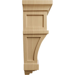 Ekena Millwork - COR06X04X11AP - AmeriCraft Alpine Corbel, 6"W x 4"D x 11"H