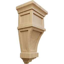 Ekena Millwork - COR06X04X11AP - AmeriCraft Alpine Corbel, 6"W x 4"D x 11"H
