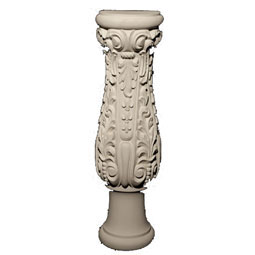 Pearlworks - BASE-124A-TC - Approx. 4-1/4" Bottom dia. X  17-1/4" H x 4-1/4" Top