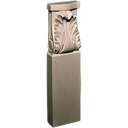 Pearlworks - BASE-151AA - Approx. 2-1/2" x 9-1/4" x 1-1/4" Sized for use with 2-1/4" wide columns.