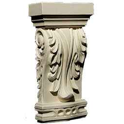 Pearlworks - CAP-141AL - Approx. Extra Low Profile 4" x 7-3/4" x 1-3/4" Sized for use with 3-1/4" wide columns.