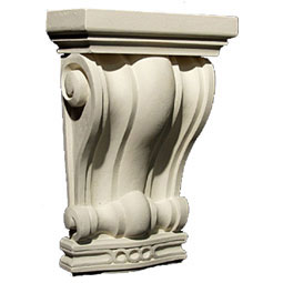 Pearlworks - CAP-143AL - Approx. Extra Low Profile  4-3/4" x 7-3/4" x 1-3/4" Sized for use with 3-1/4" wide columns.