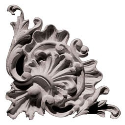 Pearlworks - CE-137B - Approx. 4-1/2" x 3-3/4" x 3/4" Leaf and shell with backing. Designed to fit CE-150B.