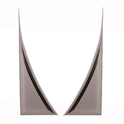 Pearlworks - CE-151A - Approx. 14-3/4" x 5-1/2" x 3/4" Recessed corner panel (Sold in pairs).