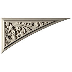 Pearlworks - CE-151A-7 - Approx. 6-3/4" x 3-1/4" x 1/2" Carved panel (Sold in pairs). Insert for CE-151A.