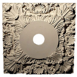 Pearlworks - CEIL-123C - Approx. 16-3/4" x 16-3/4" x 2" (6-1/2" Bore for Light).