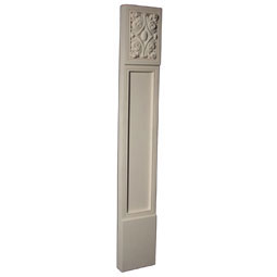 Pearlworks - COLM-131BR - Approx. 5-1/2"W x 1-1/4" Thick x 35-3/4" Tall. Montecito column with rosette. Rosette option required. ROST-358B or ROST-301G.