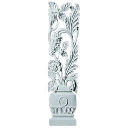 Pearlworks - OL-421DL-1 - Approx. 5" x 22-1/4" x 3/4" (Left side) Vase with leaf & vine.