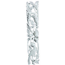 Pearlworks - OL-421DR-2 - Approx. 5" x 28" x 3/4" (Right side) Leaf & vine with peacock.