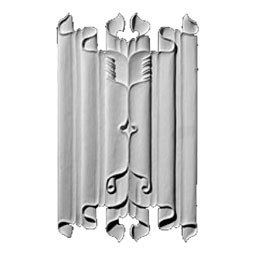 Pearlworks - PANL-100J - Approx. 9-1/4" x 14-3/4" x 1/2"  Linnen fold panel insert. **THIS PANEL RUNS APPROXIMATELY 5/8" SMALLER IN WIDTH & LENGTH THAN OTHER PANELS**