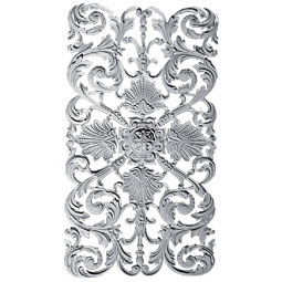 Pearlworks - PANL-102L - Approx. 9-1/4" X 20-3/4" X 1/2" Victorian open back panel insert.