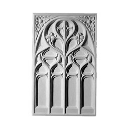Pearlworks - PANL-150K - Approx. 9-1/4" x 18-3/4" x 1/2" Gothic panel insert.