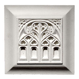 Pearlworks - PANL-222B - Approx. 6" x 6" x 3/4" Raised panel with gothic.