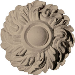  - ROST-161 - Twisted Petal Flower Round Rosette