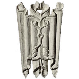 Pearlworks - SP-301AA - Approx. 2" x 3" x 1/2"  Linnenfold insert fits CAP-200AA & KS-130AA.