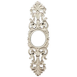 Pearlworks - SP-310F - Approx. 3-3/4" x 12-1/2" x 1/4" Fits all standard door assemblies that have 2-3/4" round escutcheon plates. Part only.