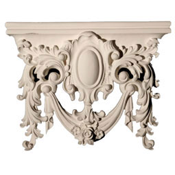 Pearlworks - VSS1 - Approx. 9-3/4" W x 7-3/4" H Capitol shield top for versailles collection side panel.