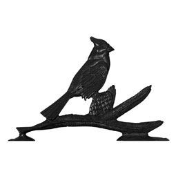 Whitehall Products LLC - WH65332 - 7 1/2"L x 11 1/2"H 30" Cardinal Traditional Directions Weathervane, Garden Black