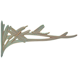 Whitehall Products LLC - WH30142 - 16"Length Dragonfly Nature Hook, Copper Verdi