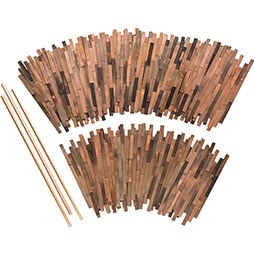 ACP - ADMMK - Aspect Peel and Stick Distressed Mini Metal Backsplash Tile Kit