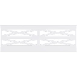 Ekena Millwork - WPKFHF - Farmhouse Fence PVC Wainscot Paneling Kit