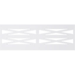 Ekena Millwork - WPKFHF - Farmhouse Fence PVC Wainscot Paneling Kit