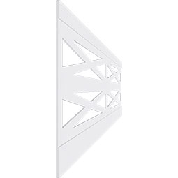 Ekena Millwork - WPKFHF - Farmhouse Fence PVC Wainscot Paneling Kit