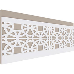 Ekena Millwork - WPKBNE - Brownsville PVC Wainscot Paneling Kit