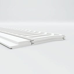 Ekena Millwork - WPKCRP - Cedar Park PVC Wainscot Paneling Kit