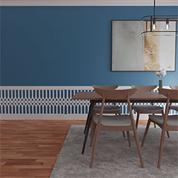 Ekena Millwork - WPKCRP - Cedar Park PVC Wainscot Paneling Kit